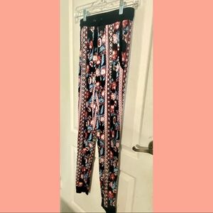 Floral Print Joggers